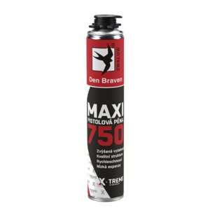 Den Braven Maxi trubičková nízkoexpanzní pěna 500ml - žlutá